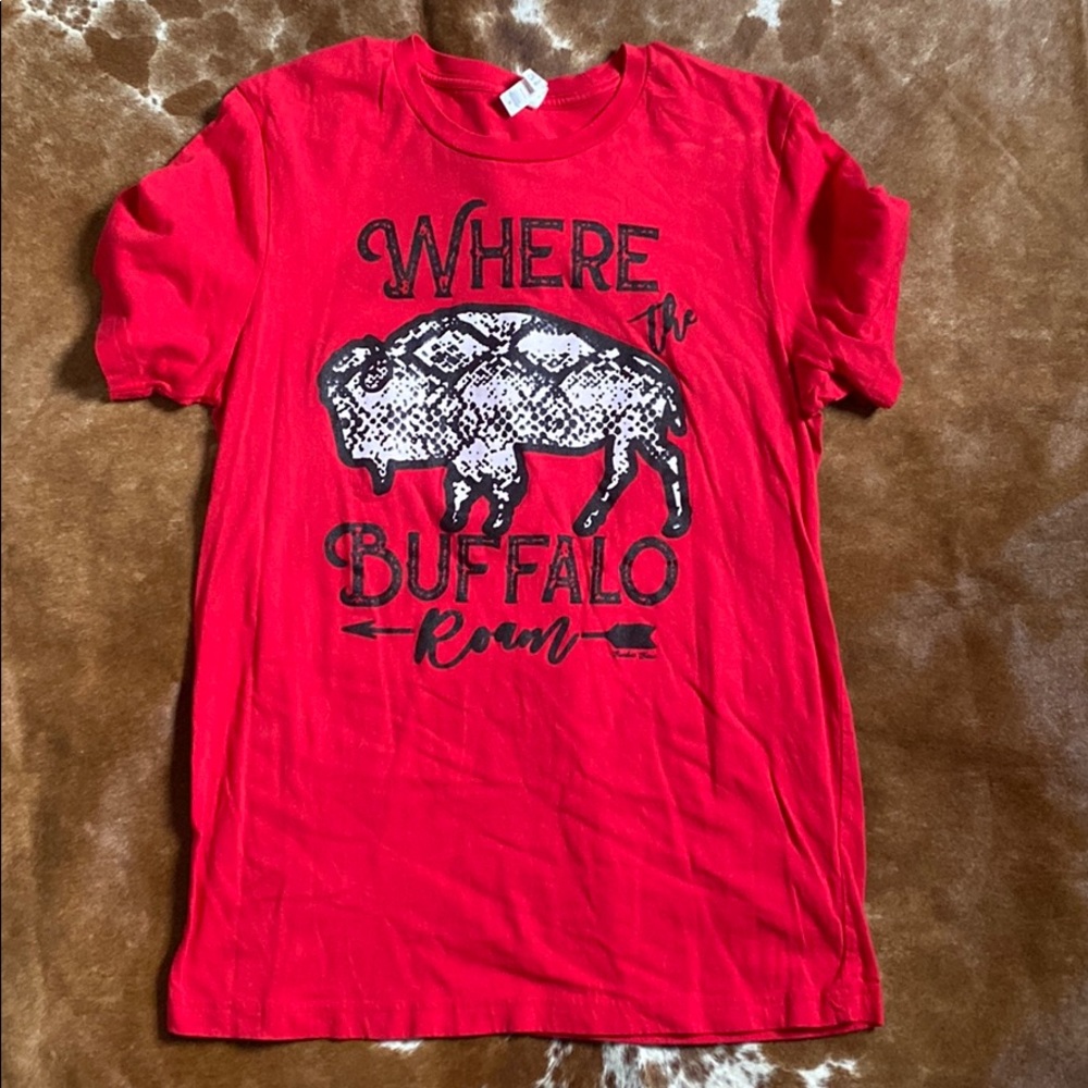 Where the Buffalo roam t-shirt